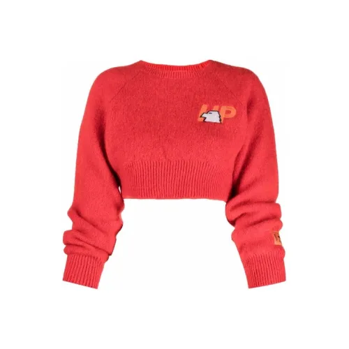 HERON PRESTON Облегающий свитер женский красный