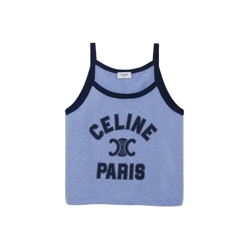 CELINE Синие Женские Майки