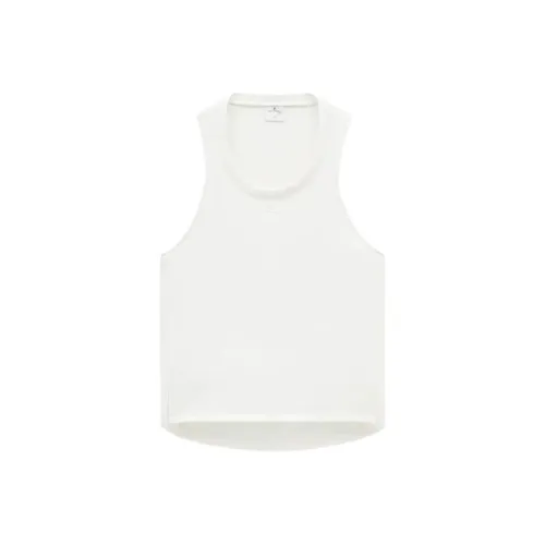 COURREGES SS24 HOLISTIC OVERSIZED Саржа Топ Майка Женские Heritage Белый Heritage Белый