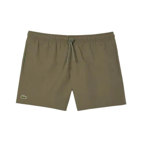 LACOSTE Плавательные шорты Мужские Хаки Зеленый