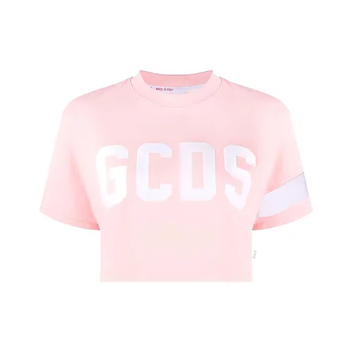 GCDS Розовые Женские Короткие Топы