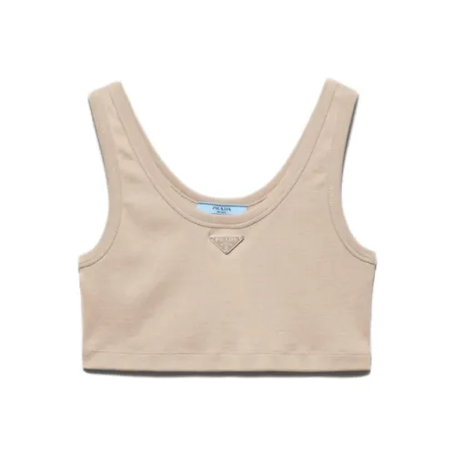 PRADA FW24 Майка Женская Светло-Розовая