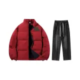 Комплект (Красный топ + Черные джинсы)