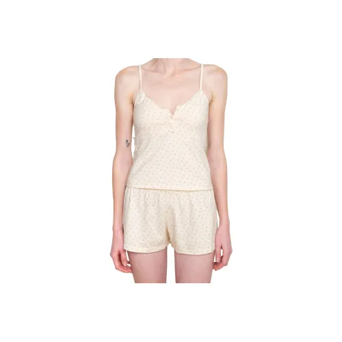 Brandy Melville Белые Женские Майки