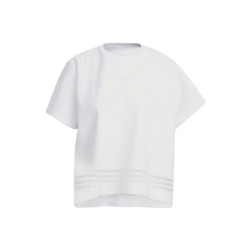 adidas originals Белый Женские Короткие Топы