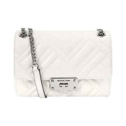 MICHAEL KORS MICHAEL KORS Handbag Collection Petyon Кожа Сумка через плечо Сумка на плечо Женская Белая