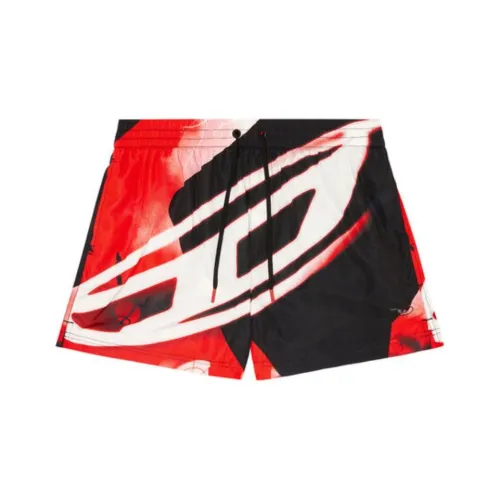 DIESEL Плавки Мужские Красные