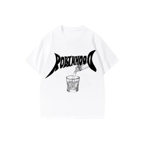 ROBINHOOD Стандартный Короткий Рукав T-Рубашки Унисекс
