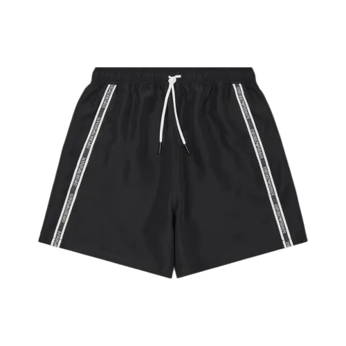 EMPORIO ARMANI Пляжные шорты Мужские Черные
