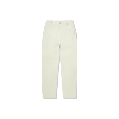 Лайнер Повседневные Брюки Мужские Кремовый Желтый