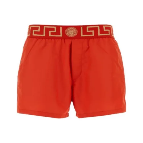 VERSACE Red Мужские Пляжные Шорты