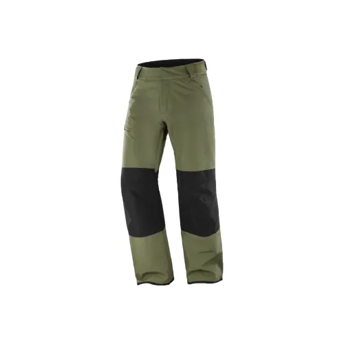 SALOMON TRANSFER PUFF Лыжные брюки Мужские Зеленые