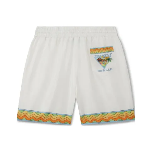 CASABLANCA Повседневные шорты Мужские Белые