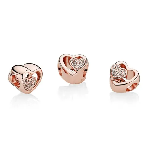 Pandora Шармы Подвески Женские Розовое Золото