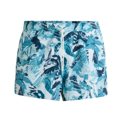 Hugo Boss Пляжные шорты Мужские Светло-синие
