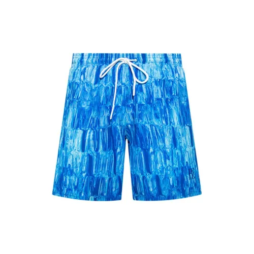 BALNEAIRE SS24 Пляжные шорты Мужские Освежающие Синие Белые