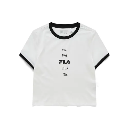 FILA Irresistible Белый Женский Короткий Топ