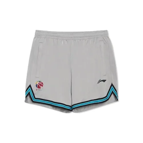 Лайнер CBA Collection Professional Basketball Collection Баскетбольные шорты Мужской Серебристо-серый