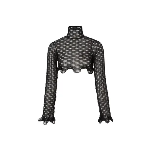 Burberry Черные Женские Короткие Топы