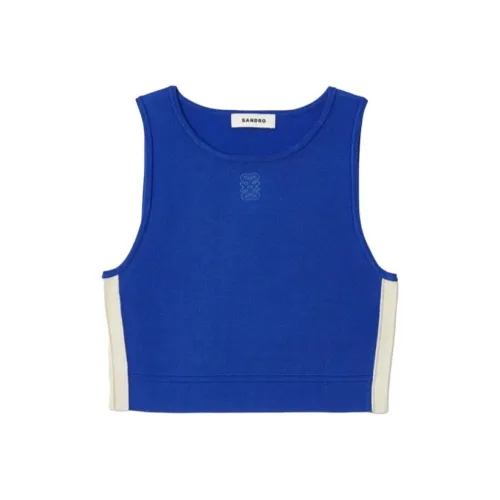 SANDRO Синие Женские Майки