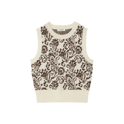 SANDRO Светло-янтарные Женские Майки