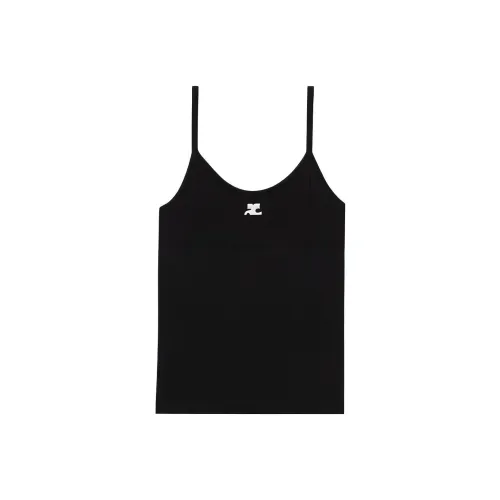 COURREGES Черные Женские Майки