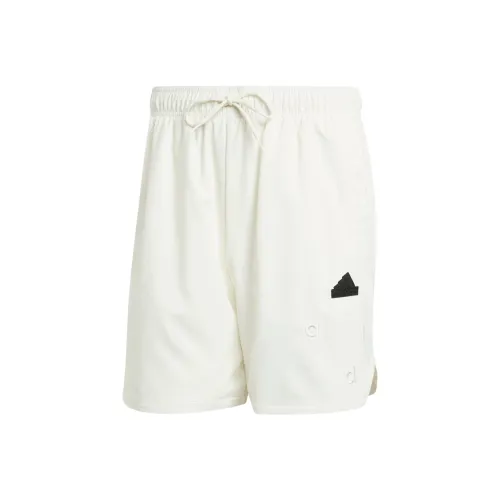 Adidas Вышивка Плетеные шорты Повседневные шорты Мужские Белые