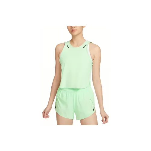 Nike Майка Женская Паровой Зеленый Черный