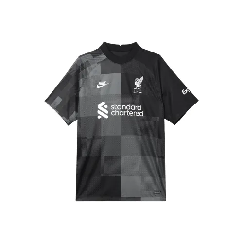 Nike Черный Серый Цвет Мужская Футбольная Джерси