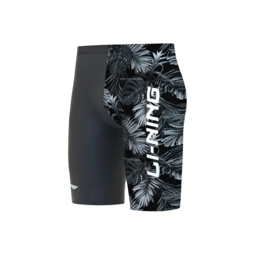 Плавки с подкладкой для мужчин Tropical Rainforest черного цвета