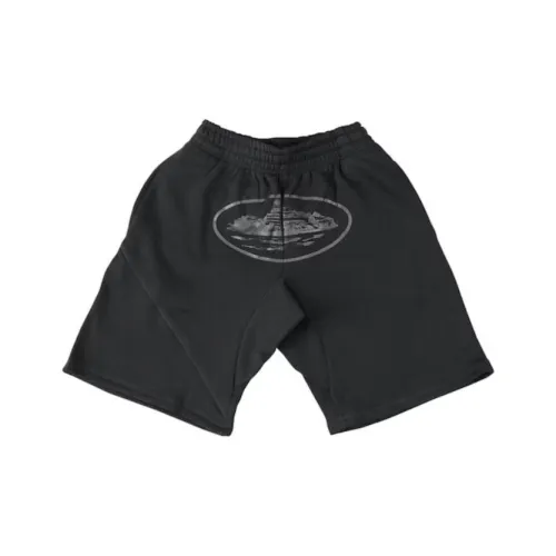 Corteiz Co-brand Черные Мужские Повседневные Шорты