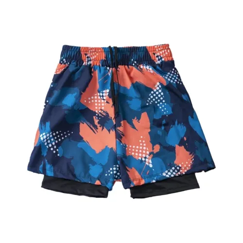 MAURRGOOU Плавательные шорты унисекс синий красный