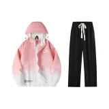 Розовый 8891A + Черный Повседневные Штаны