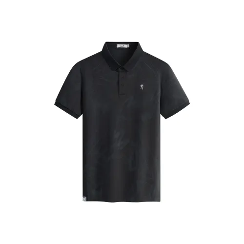 Поло Dance with Wolves Мужское Темно-Серое