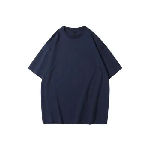 XUJIA Темно-синяя унисекс футболка