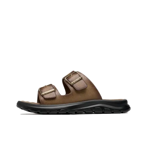 C°BANNER Износостойкие Слипоны Мужские Желто-Коричневые