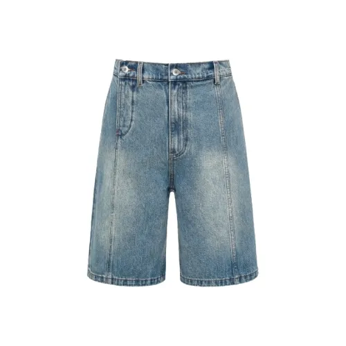 Feng Chen Wang Джинсовые шорты Унисекс Blue