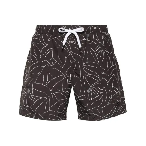 BRIONI SS24 Пляжные шорты Мужские Темно-серый