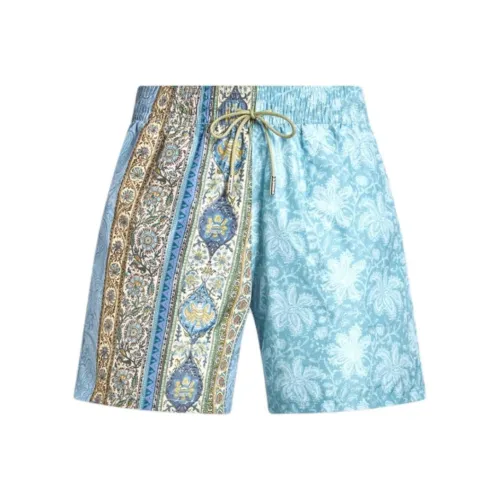 ETRO Мужские Плавательные Шорты Синего Цвета
