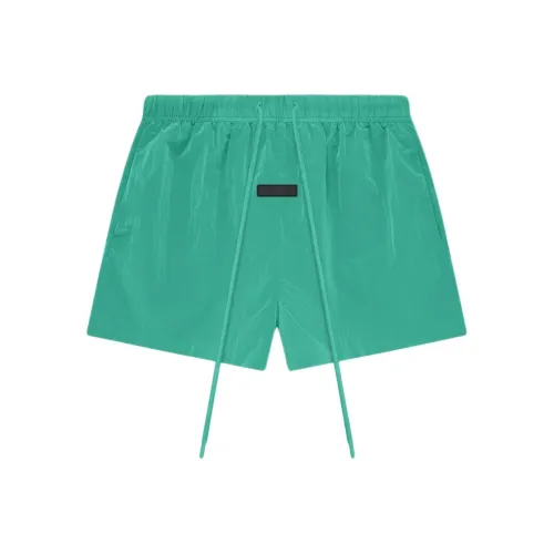 Fear of God Essentials SS24 Drop2 Crinkle Нейлон Бег Короткие Повседневные шорты Мужские Лист мяты Лист мяты