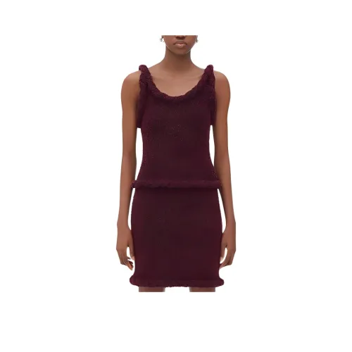 Bottega Veneta Женские Майки Красного Цвета