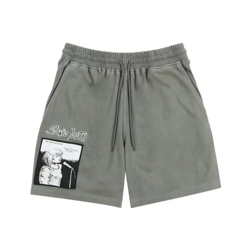 PLEASURES Серые Мужские Повседневные Шорты