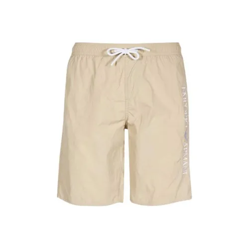 EMPORIO ARMANI Пляжные шорты Мужские Хаки