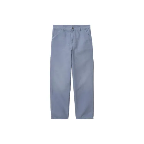 Carhartt WIP Single Knee Брюки Повседневные Брюки Мужские Синие Фиолетовые