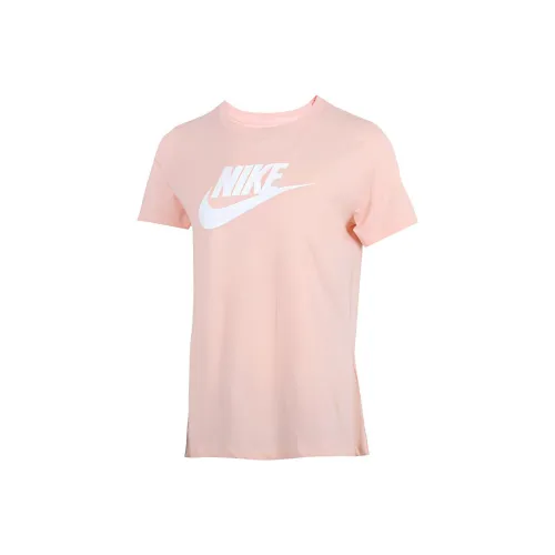 nike Комплект с короткими рукавами T-рубашка женский вымытый коралловый красный