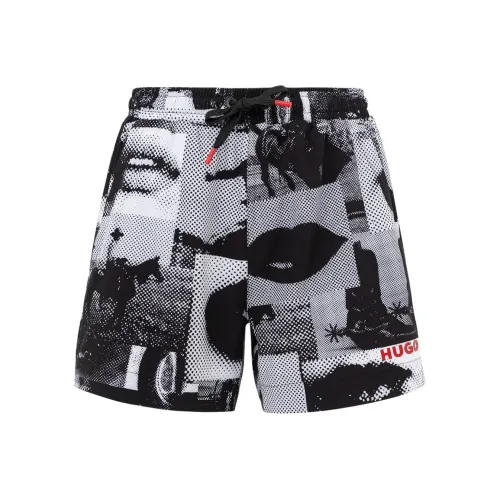 Hugo Boss Пляжные шорты Мужские Черные