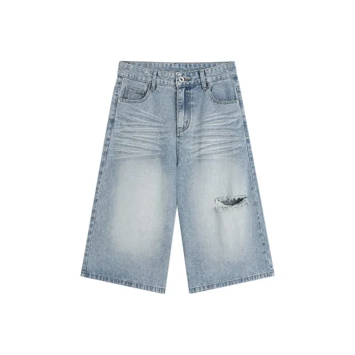 WOLF CODE Унисекс Джинсовые шорты