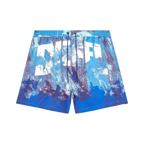 DIESEL Светло-синие мужские плавательные шорты