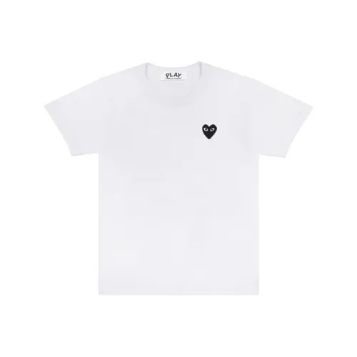 CDG Play Стандартная футболка Женская Белая