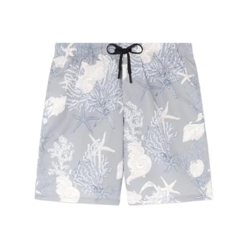 VERSACE SS24 Пляжные шорты Мужские Синие